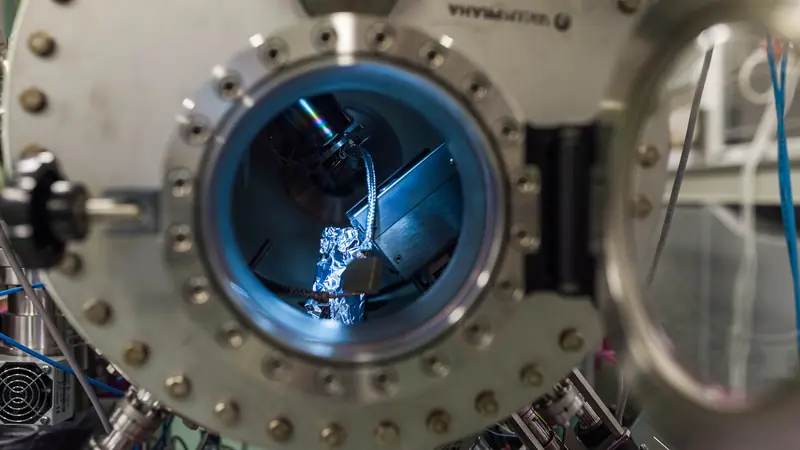 A laser optics experiment