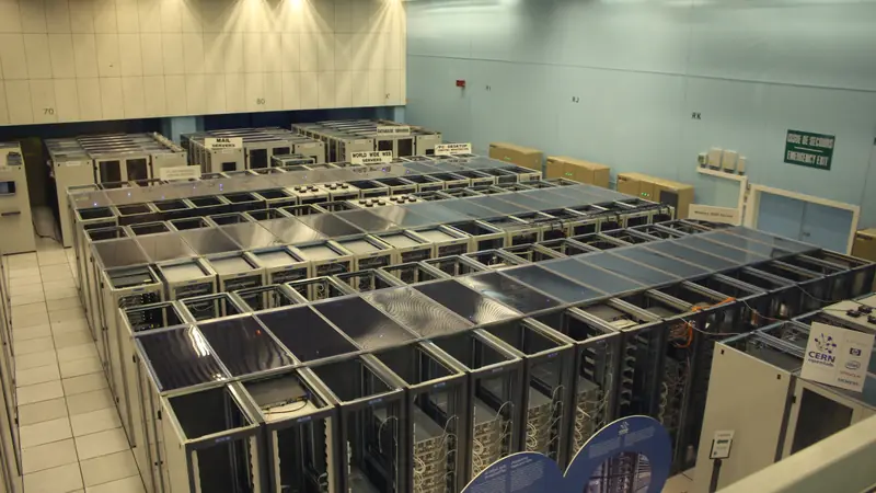 Server racks in a data centre
